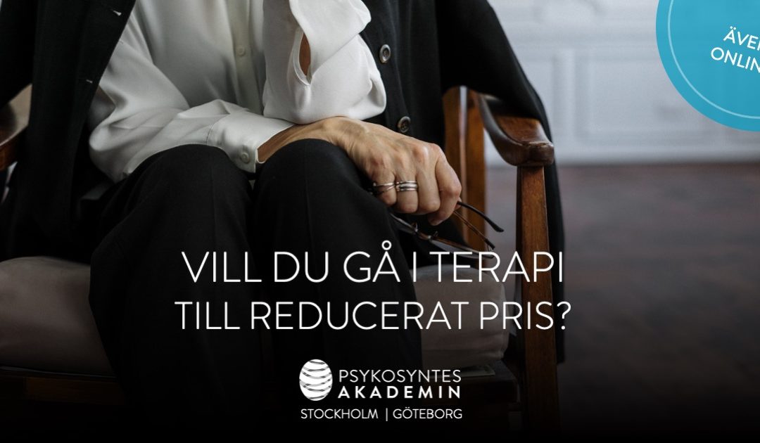 Nya terapeuter under utbildning tar nu emot klienter